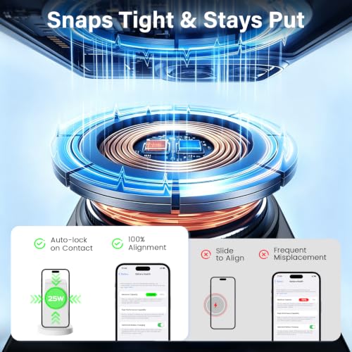 25W Magnetic Fast 3 in 1 Charging Station Wireless Charger Stand