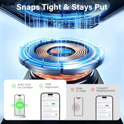 25W Magnetic Fast 3 in 1 Charging Station Wireless Charger Stand