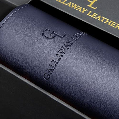 Gallaway Leather Desk Mat - Office Writing Desk Pad, Medium 24" x 14" Navy Blue, Gift Ready Elegant Computer Desk Cover Protector - color: Navy Blue, size: Medium