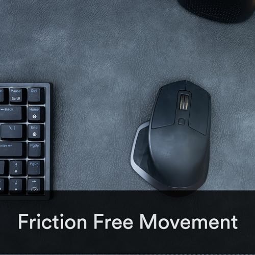 Premium Distressed Faux Vegan Leather Desk Mat | Multifunctional Desk Pad for Home Office | (Black/Grey, 12" x 36") | Hard-wearing distressed vegan leather, desk & mouse pad for writing, gaming, home office and everyday desk protection - color: Black/Grey