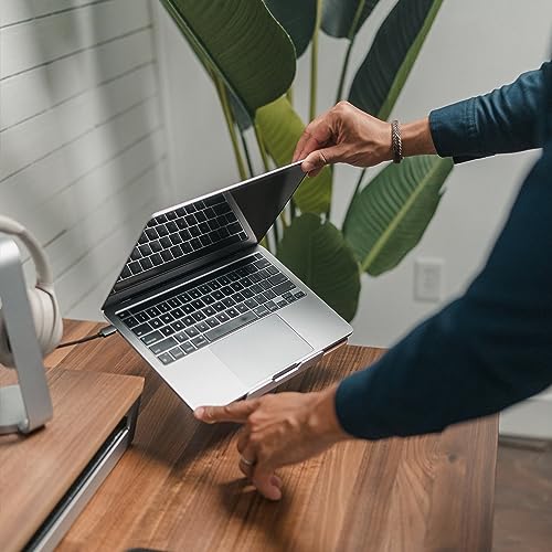 HumanCentric Laptop Riser for Desk, Maple Wood Top Space Gray Aluminum Base - color: Maple
