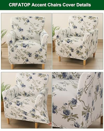 CRFATOP Accent Chair Cover, Stretch Armchair Slipcover for Living Room - color: Color A17