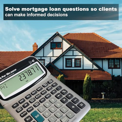 Calculated Industries 43430 Qualifier Plus IIIfx Desktop PRO Calculator | Real Estate Mortgage Finance, Clearly-Labeled Keys, Buyer Pre-Qualifying, Payments, Amortizations, ARMs, Combos, FHA/VA