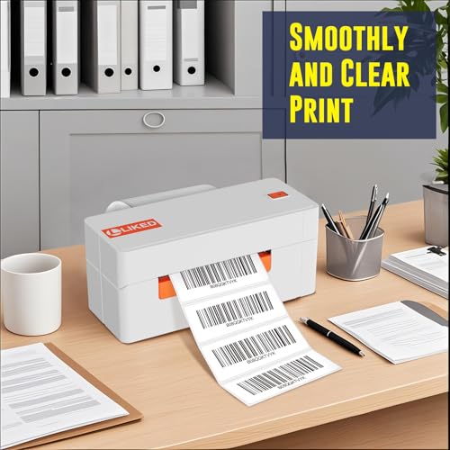 LLIKED 3" x 1" Direct Thermal Label, 1400 Barcode Shipping Labels - size: 3"x1"-1 Roll