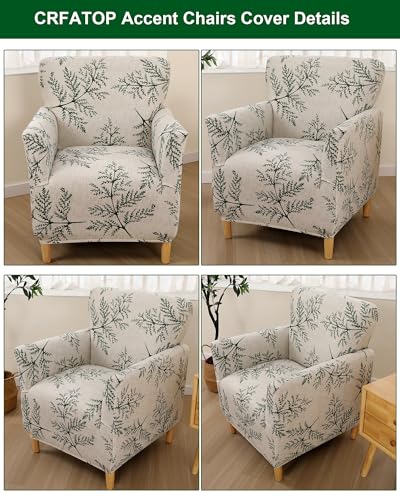 CRFATOP Accent Chair Cover, Stretch Armchair Slipcover for Living Room - color: Color A19