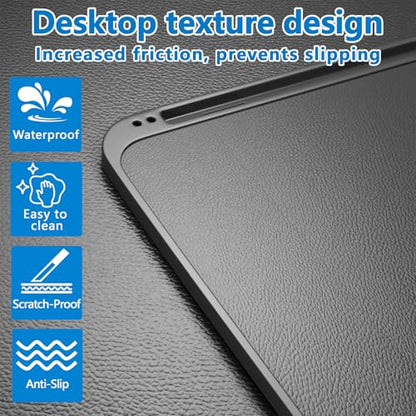 Potuopy Adjustable Laptop Lap Desk, X-Large Foldable Bed Table Tray - color: Black