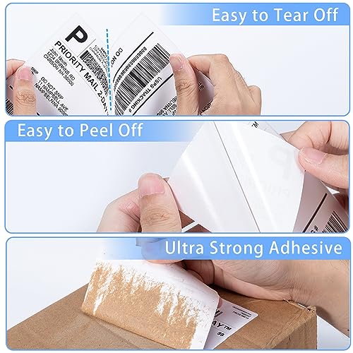 Phomemo Bluetooth Shipping Label Printer, 241BT 4X6 Wireless Thermal Label Printer for Small Business 4X6 Thermal Labels 100 Sheet of 1 Stack