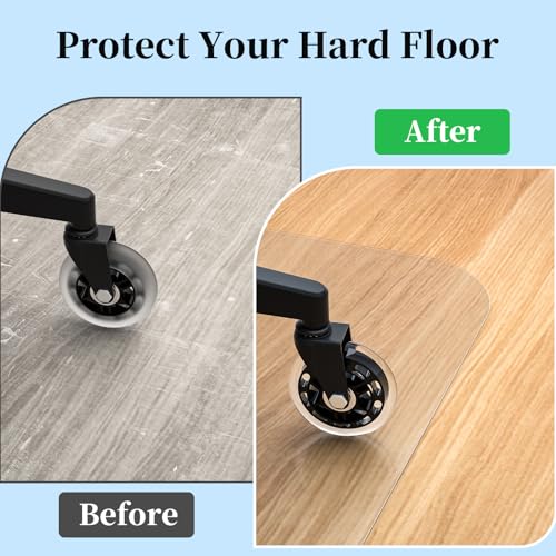 Tonaus Chair Mat for Hardwood Floor 30"×48"x0.07", Not for Carpet - size: 30" x 48"x 0.07" for Hard