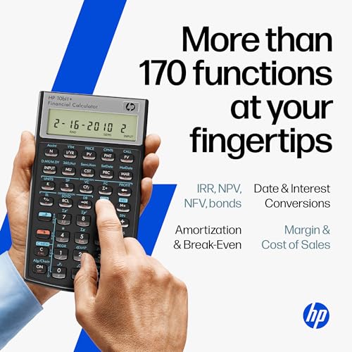 HP 10bII+ Financial Calculator for College and High School, SAT AP PSAT - size: HP 10bII+ 2026