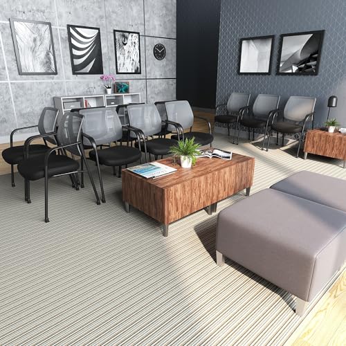 Staples Guest & Reception Chair, Mesh, Black, Lightweight
