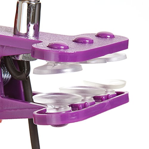 Newhouse Lighting LED Clip on Light/Clamp Lamp/Reading Book Light for Desk, Bed, Office, and Dorm Room, Purple - color: Purple