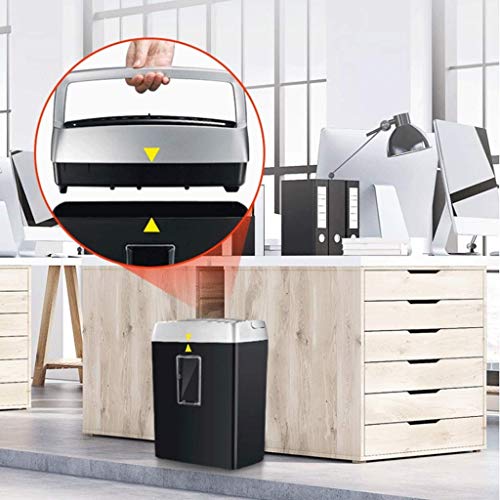 File Shredder-High Security 6-Sheet Professional Micro-Cut Paper/CD/Credit Card Shredder