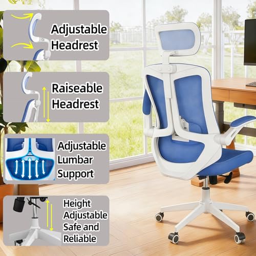 Office Chair (Blue) - color: Blue