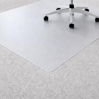 Marvelux Polypropylene Chair Mat for Low Pile Carpets and Carpet Tiles (up to 1/4" Thick), 29” x 46” White Office Carpet Protector, Rectangular, Eco-Friendly, Shipped Flat - size: 29" x 46"