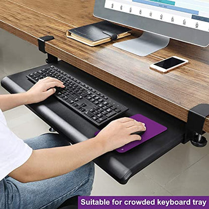 Audimi Small Mouse Pad 6 x 8 Inch, Mini Mouse Pad Thick for Laptop Wireless Mouse Home Office Travel, Portable & Washable (Purple) - color: Purple