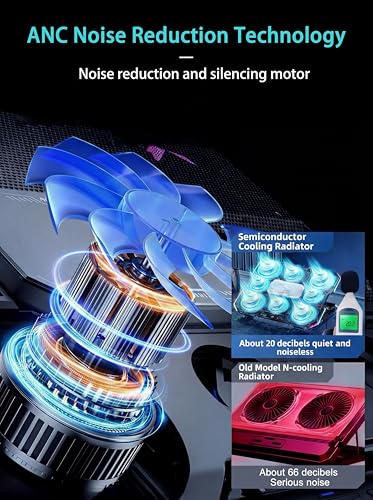 Laptop Cooling Pad with 8-Fan &Thermoelectric Cooler for 15.6-21In Laptops