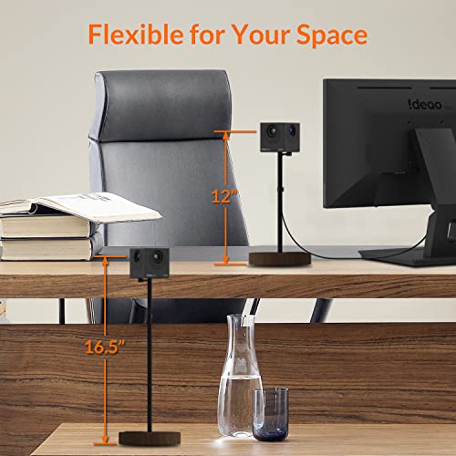 Innex Cube 4K 360 Degree Video Conference Camera with Multiple AI Modes, Dual Omnidirectional Mics, Remote, Plug and Play Conference Room Webcam for Zoom, Microsoft Teams, Open Space, Meeting Room - style: View Angle 360-degree
