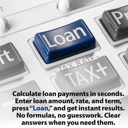Victor 6500 Executive Desktop Loan Calculator, 12-Digit LCD