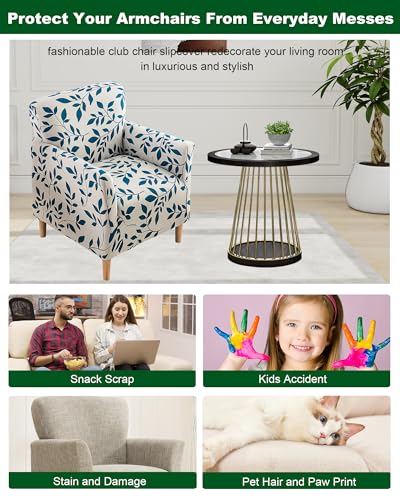 CRFATOP Accent Chair Cover, Stretch Armchair Slipcover for Living Room - color: Color A23