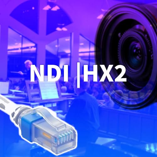 4K NDI Camera with AI Auto Tracking 21X Optical Zoom HDMI/SDI/USB 3.0/PoE/IP PTZ Camera 4K for Church Worship, Live Events, Video Conferencing (OBS, vMix, Zoom, Teams) - color: Charcoal Gray