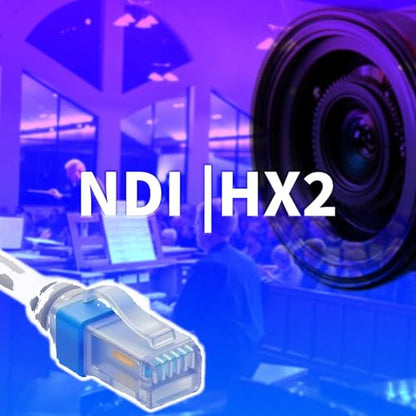4K NDI Camera with AI Auto Tracking 21X Optical Zoom HDMI/SDI/USB 3.0/PoE/IP PTZ Camera 4K for Church Worship, Live Events, Video Conferencing (OBS, vMix, Zoom, Teams) - color: Charcoal Gray