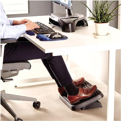 Fellowes 48121 Standard Foot Rest, Graphite - size: 3.75" x 17.63" x 13.13"