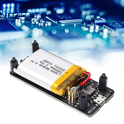 UPS Power Board Battery Pack Printed Circuit Board 400mA Charging Current 5.1V Output 1000mAh Lithium Battery for Backup Power DIY Users