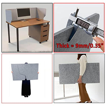 Desk Privacy Panel, Freestanding Office Partition, Desktop for Study Carrel Reduces Distractions, Stand Up(80cm/31in) - size: 80cm/31in