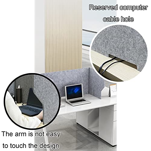 Freestanding Office Divider Partition, Acoustic Partition Desktop Privacy Panel, Polyester Fiber Tabletop Divider, For Home Office/remote Learning, Foldable Easy To Carry ( Size : 50cmx50cmx60cm ) - size: 50cmx50cmx60cm