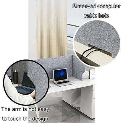 Freestanding Office Divider Partition, Acoustic Partition Desktop Privacy Panel, Polyester Fiber Tabletop Divider, For Home Office/remote Learning, Foldable Easy To Carry ( Size : 50cmx50cmx80cm ) - size: 50cmx50cmx80cm