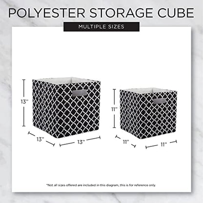 DII Collapsible Polyester Storage Cube, Solid, Lightweight and Durable, Small Square, 11x11x11, Honey Gold - color: Honey Gold, size: Small Square, 11x11x11"