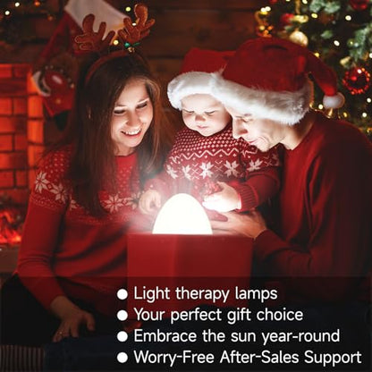 13000 Lux Daylight Lamp, UV-Free & Flicker-Free Desk Light | 3 Color Temperatures, Stepless Dimming, Timer and Remote Control for Home Office, Reading, Work and Daily Use