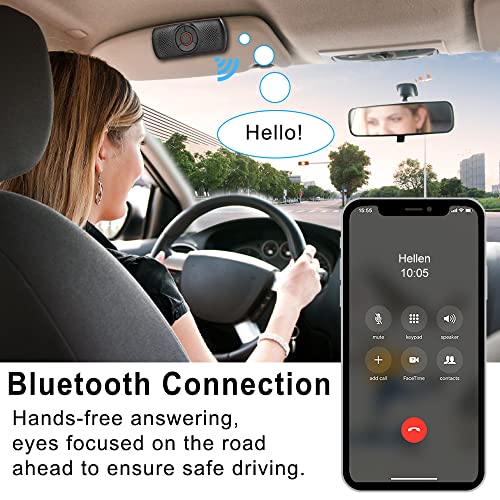 skybess Wireless Bluetooth Car Speakerphone + Laptop Monitor Light Bar LED USB Reading Lamp
