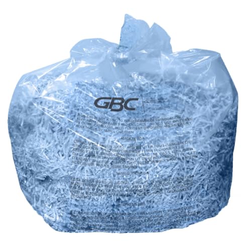 GBC Swingline Shredder Bags, 6-8 Gallon, Plastic, For 60X/80X/100X/200X/100M, 100/Box (1765016)