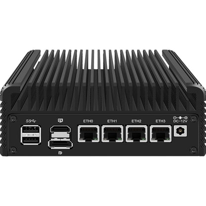 CWWK Firewall Mini PC Intel N Series N100/i3-N305,DDR5,NVMe SSD,4 x 2.5GbE i226V LAN,Micro Router Appliance (N100 4LAN, 8G RAM 256G SSD) - size: 8G RAM 256G SSD