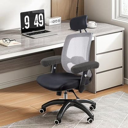 Kakalote Stretchable Office Chair Armrest Covers, 1Pairs Removable Arm Rest Slipcovers Elastic Arm Covers Protectors for Office, Desk, Gaming Chairs(Dark Grey-No Padding) - color: Dark Grey