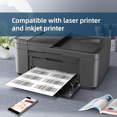 100 Sheets 1000 Pcs 2”x4” 10 Up Shipping Address Labels Compatible with Laser and Inkjet Printers, 2x4 10 Per Page Strong Adhesive Internet Mailing Shipping Labels - size: 2"x4"--1000 Labels