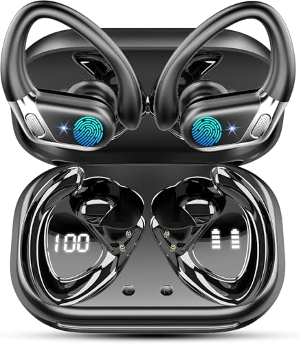 Wireless Earbuds, 2026 Bluetooth 5.4 Headphones, ENC Noise Canceling Mic - color: DarkSlateGrey