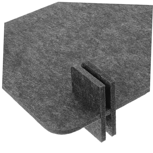 Desk Screen Privacy Divider Soundproof Desk Partition Office Partition Baffle Felt Study Carrel Quick Setup Noise Reduction Cubicle Divider