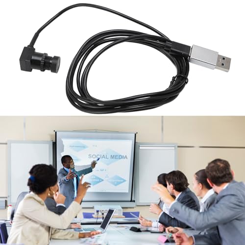 Zopsc USB C Webcam 1080P with Microphone, 30FPS Auto Low Light Correction, Plug and Play Camera for Laptop/Smartphone.