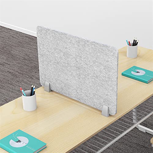 Acoustic Desk Divider Desk Partition with 2 Clips Desk Privacy Panel Visual Distractions Reducing Table Divider for Student Call Centers Offices Classrooms Library, 16" x 16", Black - color: Black, size: 16" x 16"
