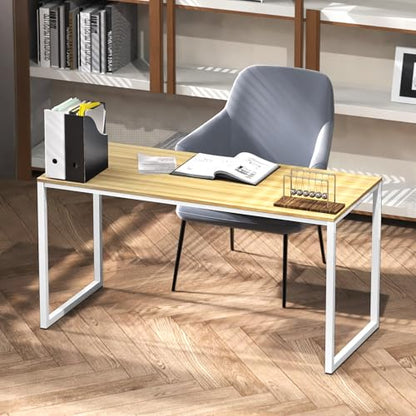 SHW Mission 40-Inch Home Office Computer Desk, Oak - color: Oak, size: 40-Inch