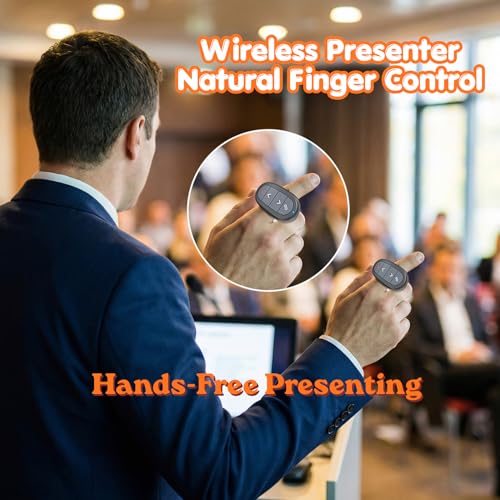 Finger Ring Presentation Clicker for Powerpoint Wireless Presenter