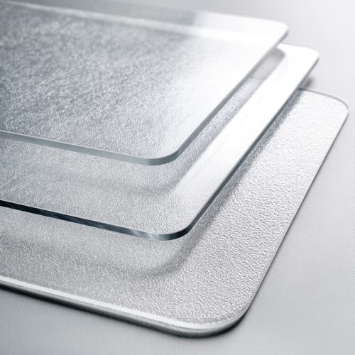 Clear Chair mat for Hardwood Floor 36 x 55 inches Transparent Floor Mats Wood/Tile Protection Mat for Office & Home (36" X 55" Rectangle)