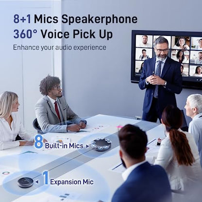 EMEET Luna Plus Kit Conference Speaker and Microphone with 8+1 Mics - size: Luna Plus Kit for 14