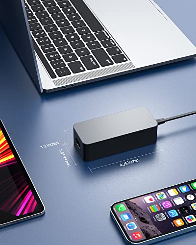 Superer 65W 45W AC Power Cord Fit for Dell Docking Station D1000 D3100 5M48M 452-BBPG 5RR7X Ultra HD 4K Triple Display Wireless Charger Adapter Supply Cable