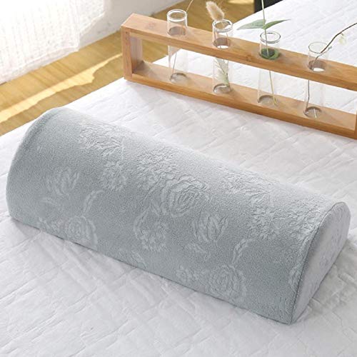 Beauty Salon Message Latex Footrest Pillow Detachable Feet Cushion Support Fumigation Massage Spa Tool (Gray) - color: Gray