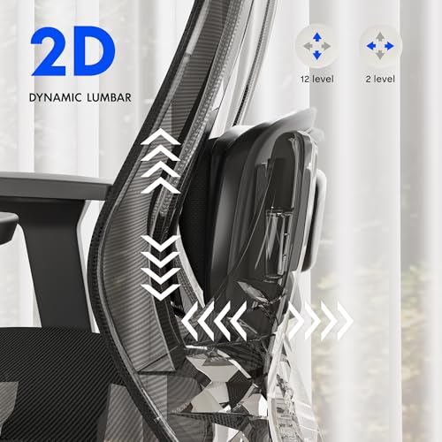 FLEXISPOT Massage Office Chair with Footrest, High Back Ergonomic Desk Chair with Adjustable Headrest, 3D Armrests, 2D Lumbar Heated Shiatsu Massage, 4-Position Recline, Mesh Seat, Black - color: Breathable Black