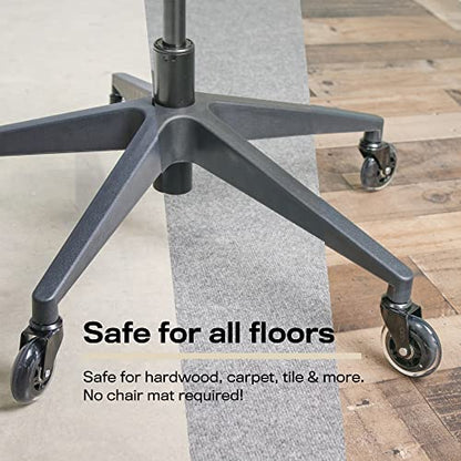 The Office Oasis Original Office Chair Wheels (As Seen On PBS), Black - color: All Black