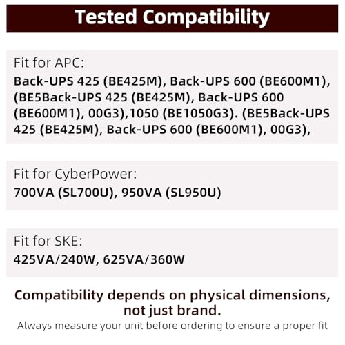 UPS Mount Metal Rack Wall Mounted for Uninterruptible Power Supply Compatible with APC CyberPower (5" H x 4.4" W x 10" D)